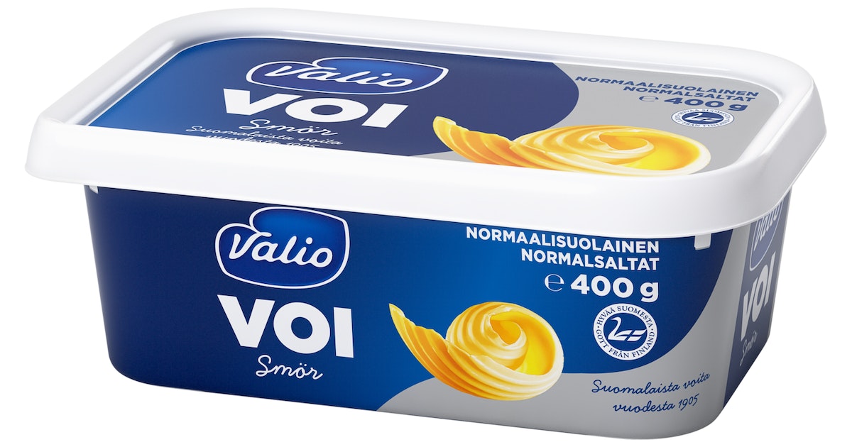 Valio Milk Butter Normal Salt 400g